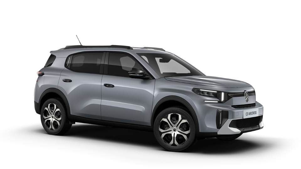Citroën C3 Aircross у комплектації Plus сірого кольору